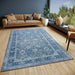 Hanse Home catania 105886 blue Blue Living Room  Rug.