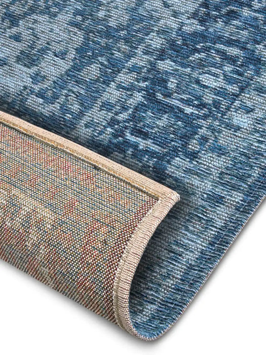 Hanse Home catania 105886 blue Blue Living Room  Rug.