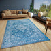 Hanse Home catania 105891 blue Blue Living Room  Rug.