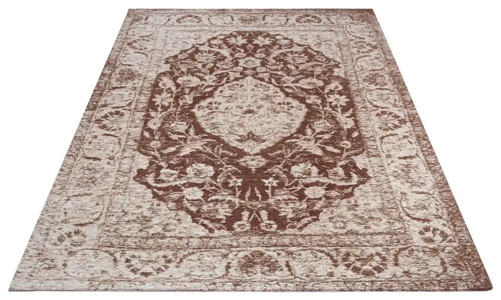 Hanse Home catania 105892 brown Brown Living Room  Rug.