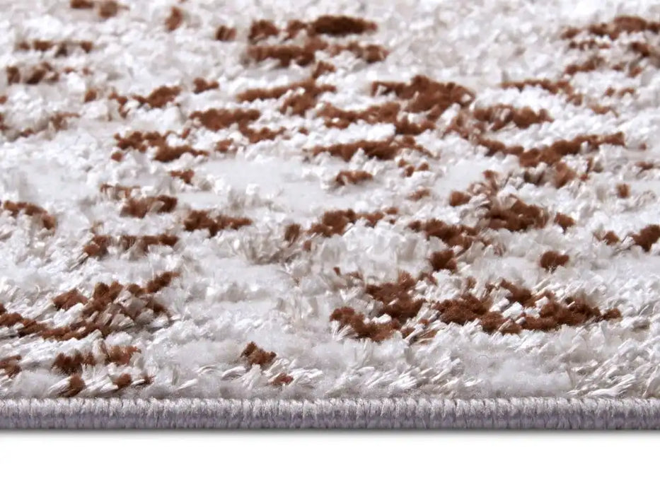 Hanse Home shine 105917 cream brown Brown, Cream Living Room  Rug.