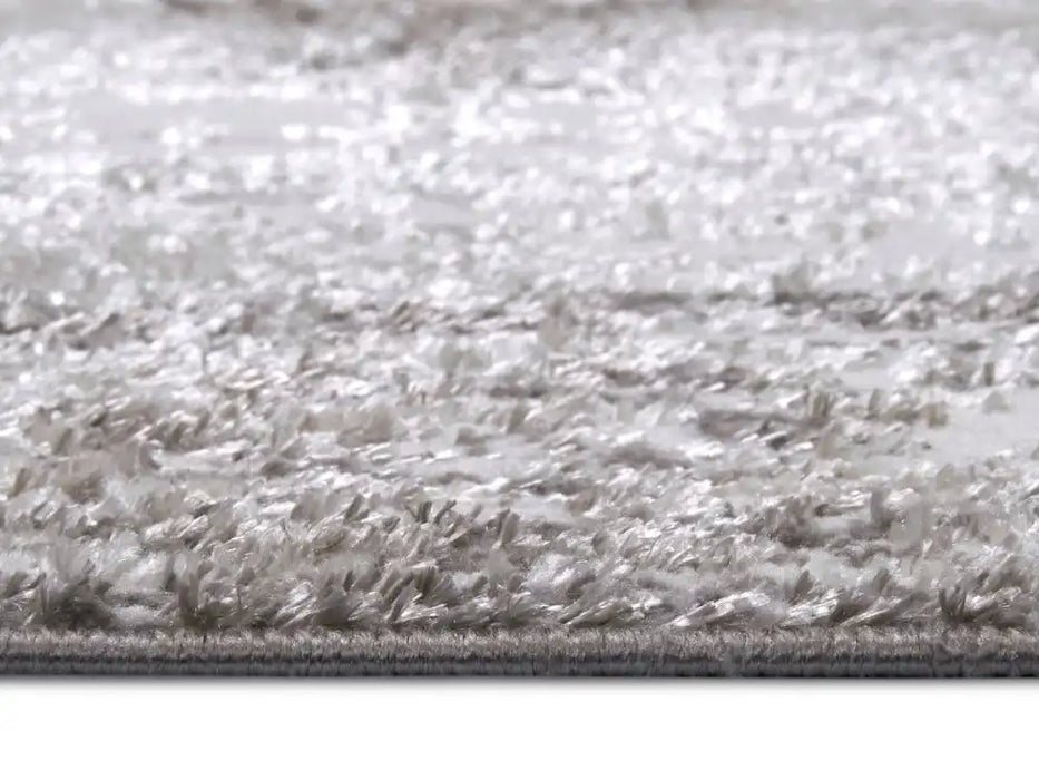 Hanse Home shine 105918 cream black Black, Cream Living Room  Rug.