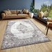 Hanse Home shine 105918 cream black Black, Cream Living Room  Rug.