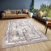 Hanse Home shine 105920 white cream silver Cream Living Room  Rug.