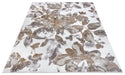 Hanse Home shine 105922 white grey brown Brown, Grey Living Room  Rug.