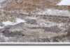 Hanse Home shine 105922 white grey brown Brown, Grey Living Room  Rug.