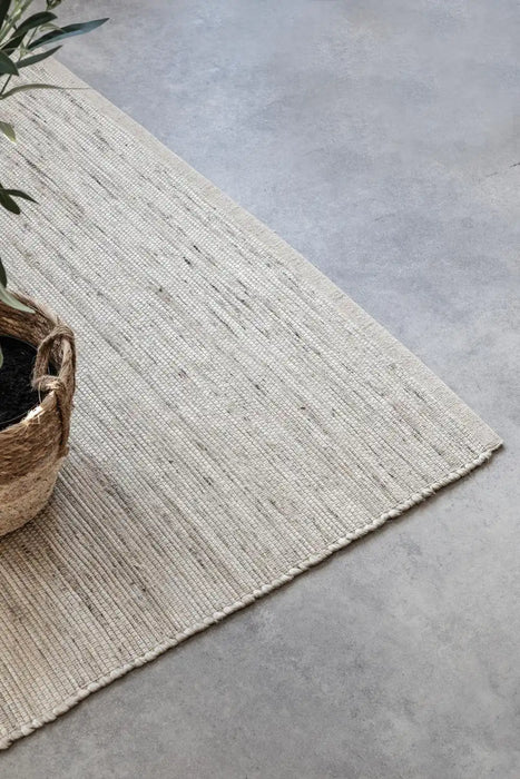 Hanse Home handloom 1 105960 ivory white Ivory Living Room Natural Fibre Rug.