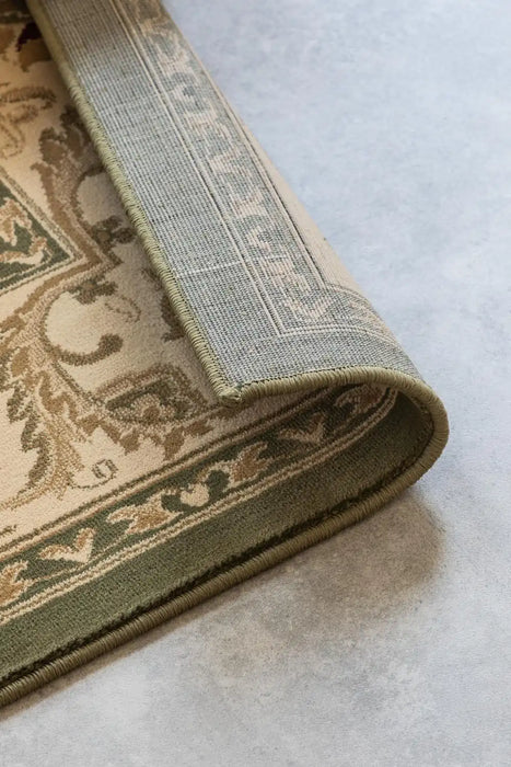 Nouristan herat 2 105987 olive green Green Living Room  Rug.