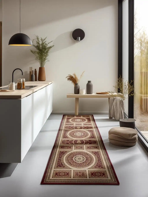 Nouristan herat 2 105992 red Red Living Room  Rug.