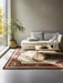 Nouristan herat 2 105994 red cream Ivory, Red Living Room  Rug.