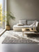 Hanse Home terrain 106002 cream grey Grey, Ivory Living Room Moroccan Rug.