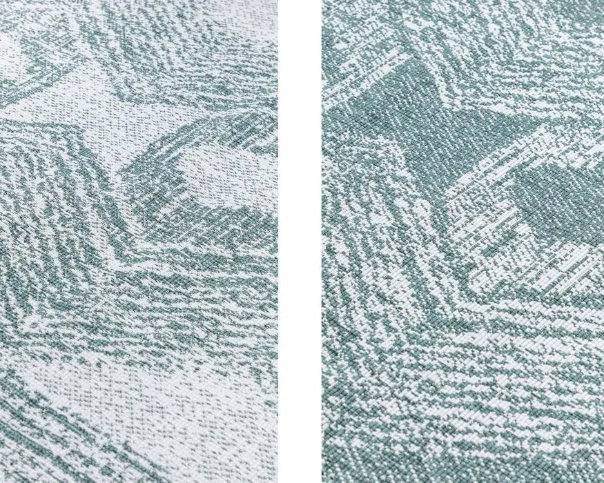 Elle Decoration gemini 106010 green Green, Ivory Outdoor  Geometric Rug.