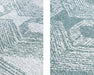 Elle Decoration gemini 106010 green Green, Ivory Outdoor  Geometric Rug.