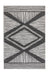 Elle Decoration gemini 106014 black Grey, Black Outdoor  Geometric Rug.