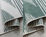 Elle Decoration gemini 106015 green Green, Ivory Outdoor  Geometric Rug.