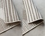 Elle Decoration gemini 106016 linen Beige, Ivory Outdoor  Geometric Rug.