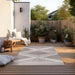 Elle Decoration gemini 106016 linen Beige, Ivory Outdoor  Geometric Rug.