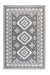 Elle Decoration gemini 106018 silver Grey Outdoor  Geometric Rug.