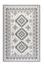 Elle Decoration gemini 106018 silver Grey Outdoor  Geometric Rug.