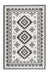 Elle Decoration gemini 106019 black Black, Ivory Outdoor  Geometric Rug.