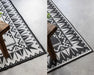 Elle Decoration gemini 106019 black Black, Ivory Outdoor  Geometric Rug.