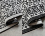 Elle Decoration gemini 106024 black Black, Ivory Outdoor  Geometric Rug.