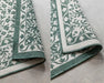 Elle Decoration gemini 106025 green Green, Ivory Outdoor  Geometric Rug.