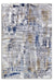 Elle Decoration imagination v2 hans 106035 dark blue beige Blue Living Room Geometric Rug.