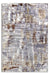 Elle Decoration imagination v2 hans 106036 copper gold Grey, Orange Living Room Geometric Rug.