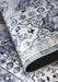 Freundin Home asya 106047 blue gold Blue Living Room  Rug.