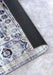 Freundin Home asya 106047 blue gold Blue Living Room  Rug.