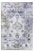 Freundin Home asya 106047 blue gold Blue Living Room  Rug.