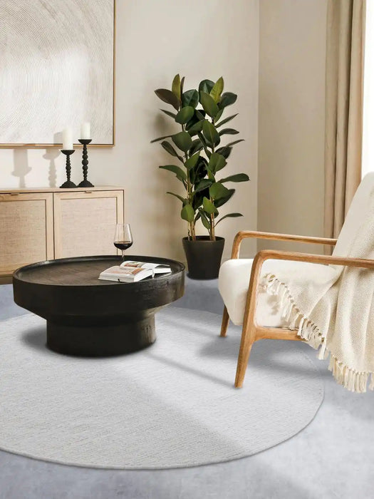 Villeroy and Boch kollektion 1748 106048 white Ivory Living Room Wool Rug.