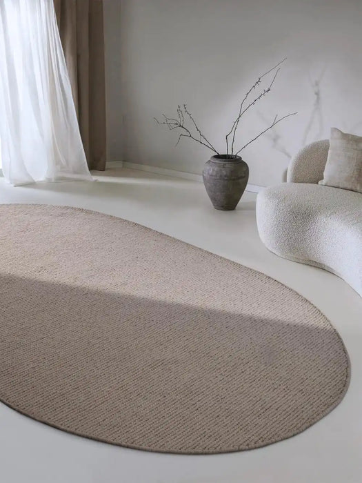 Villeroy and Boch kollektion 1748 106049 linen Beige Living Room Wool Rug.