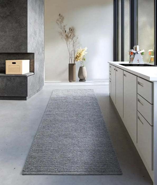 Villeroy and Boch kollektion 1748 106050 silver Grey Living Room Wool Rug.
