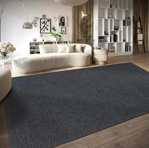 Villeroy and Boch kollektion 1748 106051 anthracite Grey, Black Living Room Wool Rug.