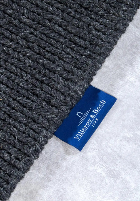 Villeroy and Boch kollektion 1748 106051 anthracite Grey, Black Living Room Wool Rug.