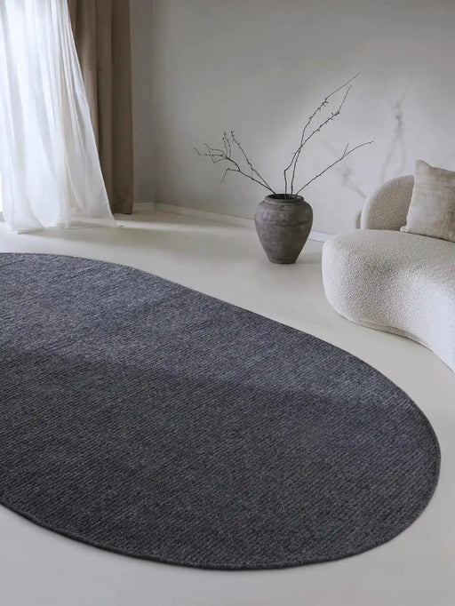 Villeroy and Boch kollektion 1748 106051 anthracite Grey, Black Living Room Wool Rug.