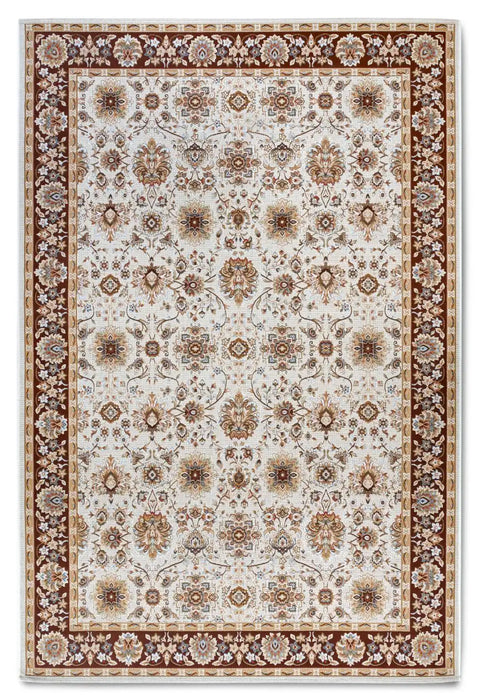 Villeroy and Boch kollektion 1767 106054 cream brown Brown, Ivory, Cream Living Room  Rug.