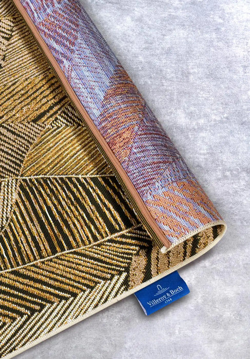 Villeroy and Boch kollektion 1767 106059 gold black Yellow Living Room  Rug.