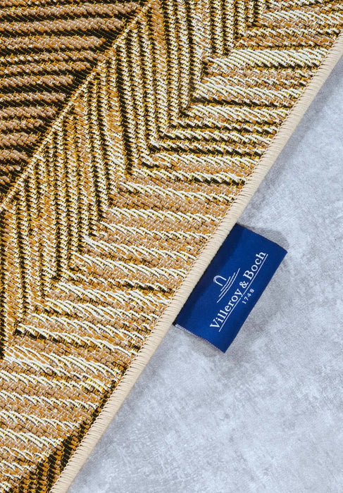 Villeroy and Boch kollektion 1767 106059 gold black Yellow Living Room  Rug.