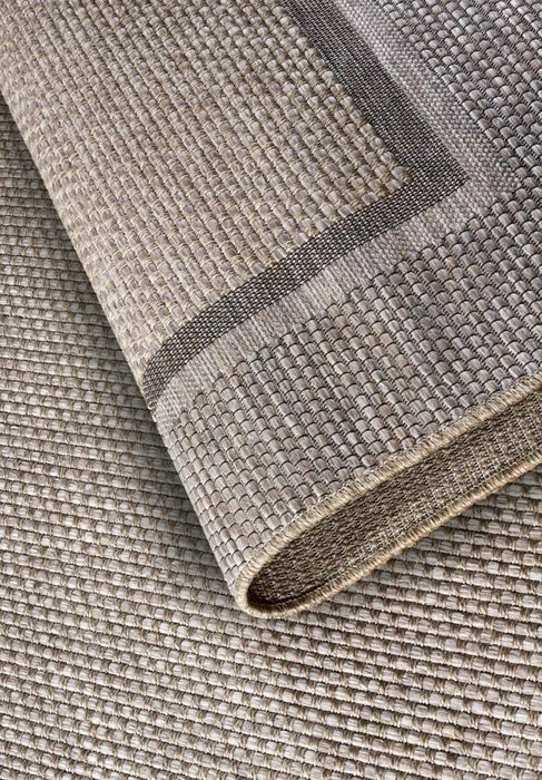 Villeroy and Boch kollektion 1836 indoors or outdoors 106076 natural brown Brown, Beige Living Room Flat Weave Rug.