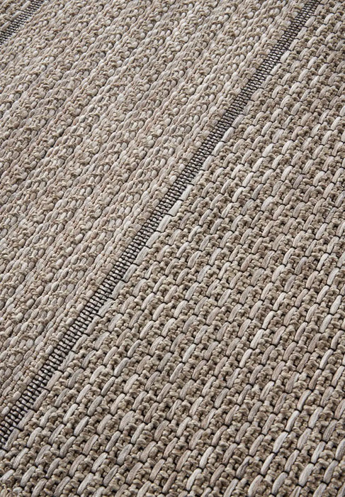 Villeroy and Boch kollektion 1836 indoors or outdoors 106077 natural brown Brown, Beige Living Room Flat Weave Rug.