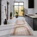 Elle Decoration elle gallery 106087 beige Beige Living Room Geometric Rug.