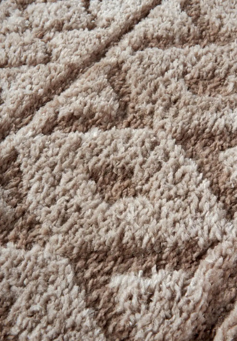 Elle Decoration elle gallery 106094 beige Beige Living Room Geometric Rug.