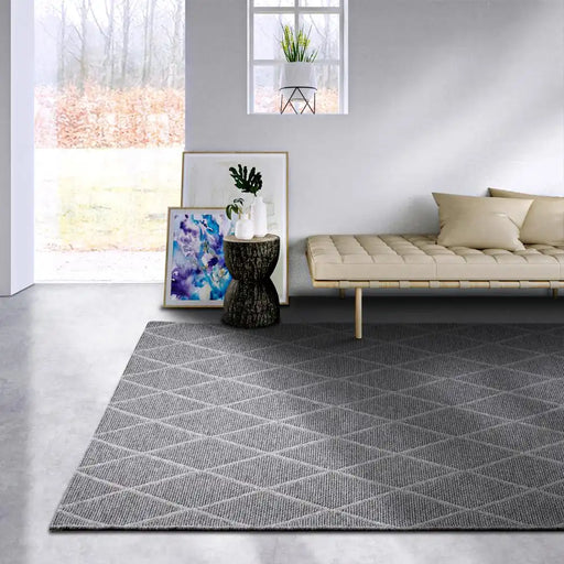 Villeroy and Boch 1843 106105 natural grey brown Grey Living Room Wool Rug.
