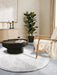Hanse Home myk 106112 ivory white Ivory Living Room Shaggy Rug.