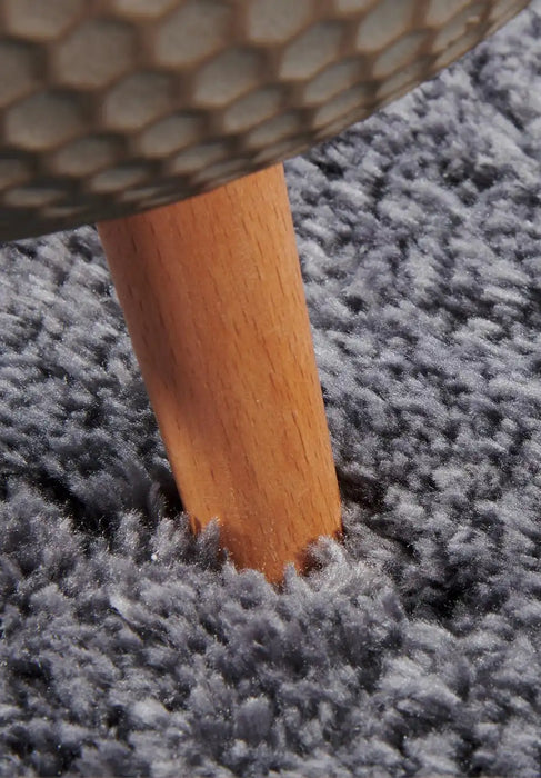 Hanse Home myk 106114 dark grey Grey Living Room Shaggy Rug.