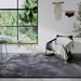 Hanse Home myk 106114 dark grey Grey Living Room Shaggy Rug.