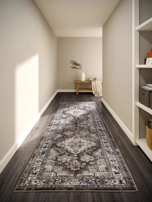 Villeroy and Boch kollektion 1869 106124 brown cream Brown, Cream Living Room  Rug.